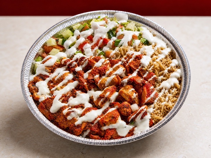 Chicken Platter from NY Gyros & Phillys