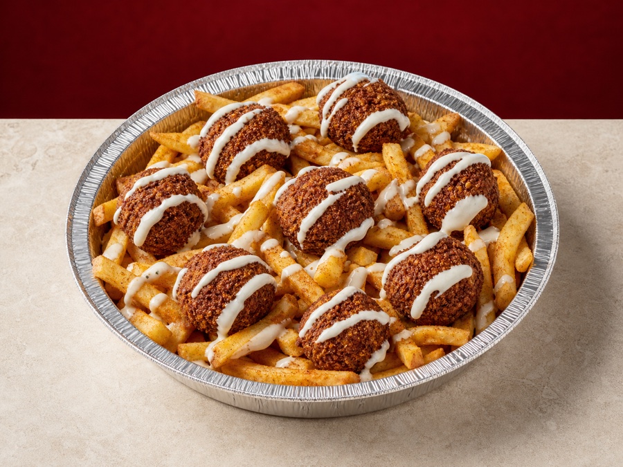 Falafel Fries from NY Gyros & Phillys