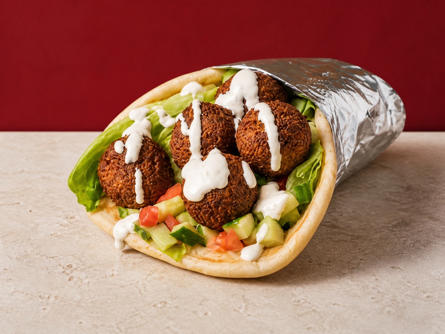 Falafel Gyro from NY Gyros & Phillys